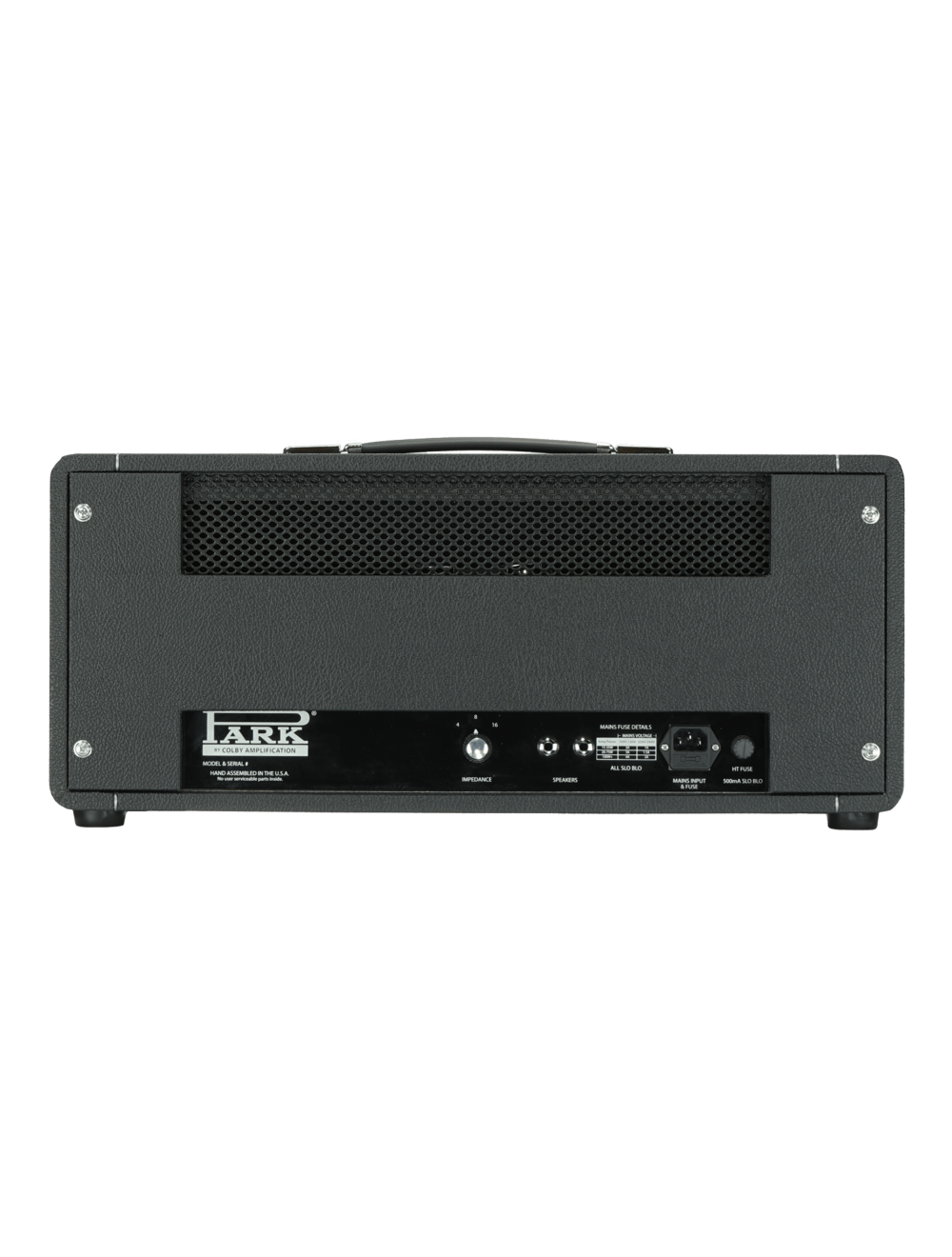 Park Custom P50B Super Bass 1968 Handwired 50W Bass Head - Black