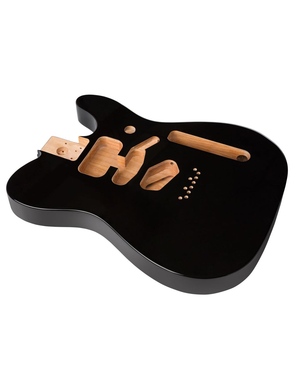 Used Fender Deluxe Series Telecaster SSH Alder Body - Black