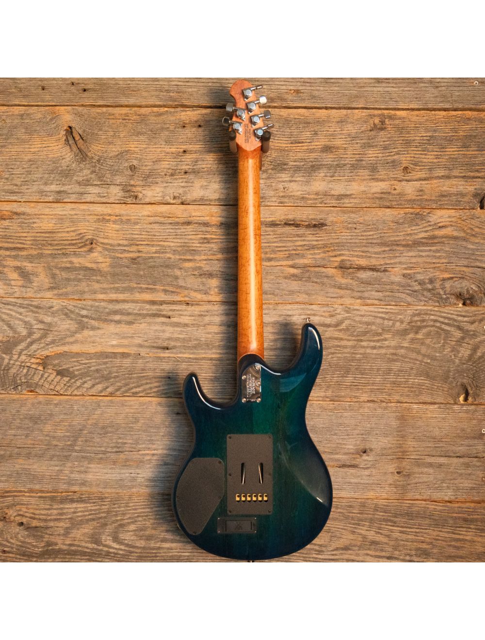 Used Ernie Ball Music Man BFR Luke III HH - Trans Blue w/OHSC