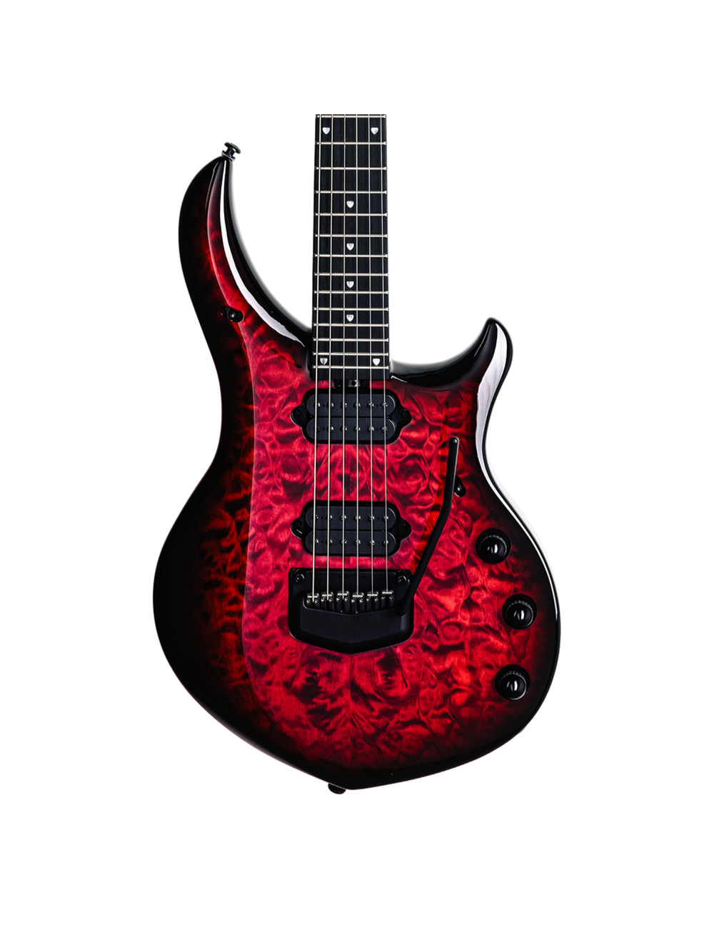 Ernie Ball Music Man BFR Majesty - Red Nebula Quilt Maple Top - Limited to 100