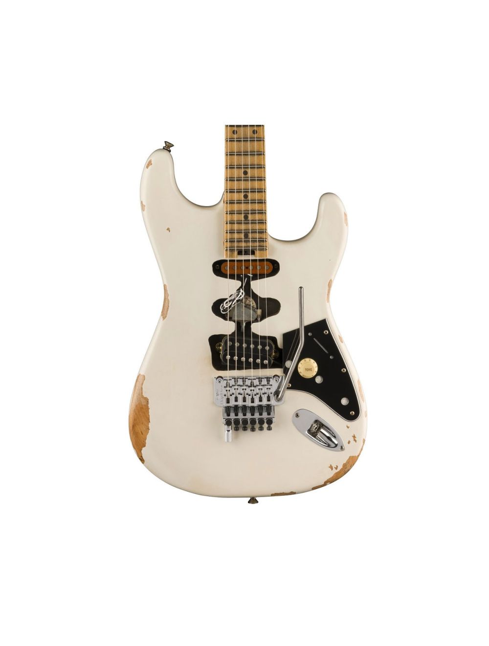 EVH Frankie Relic Series Electric Guitar White