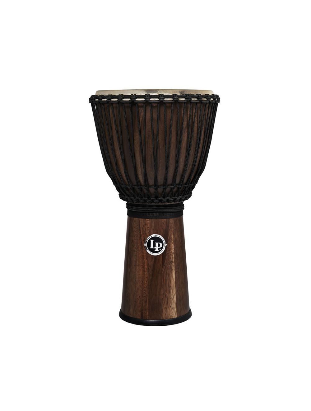 Latin Percussion 12.5" Rope Tuned Siam Walnut Djembe