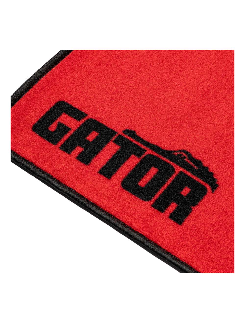 Gator Cases GP-DRUMRUG-BKRW 78x66” Drum Rug - Black/Red/White - Open Box