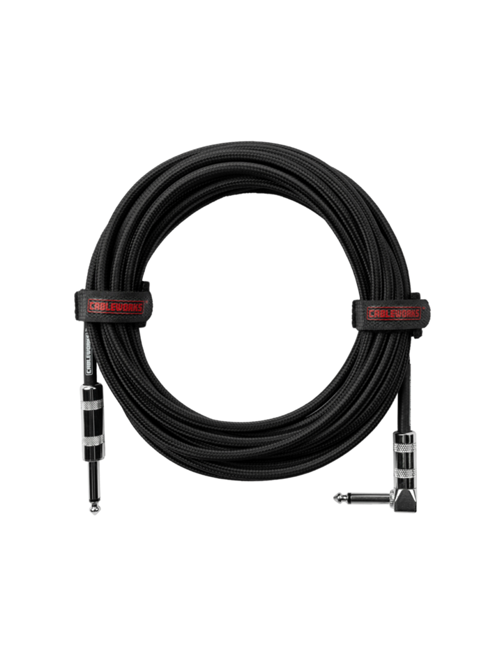 Gator CableWorks Backline Series 20' Straight to RA 1/4" - Black - Open Box