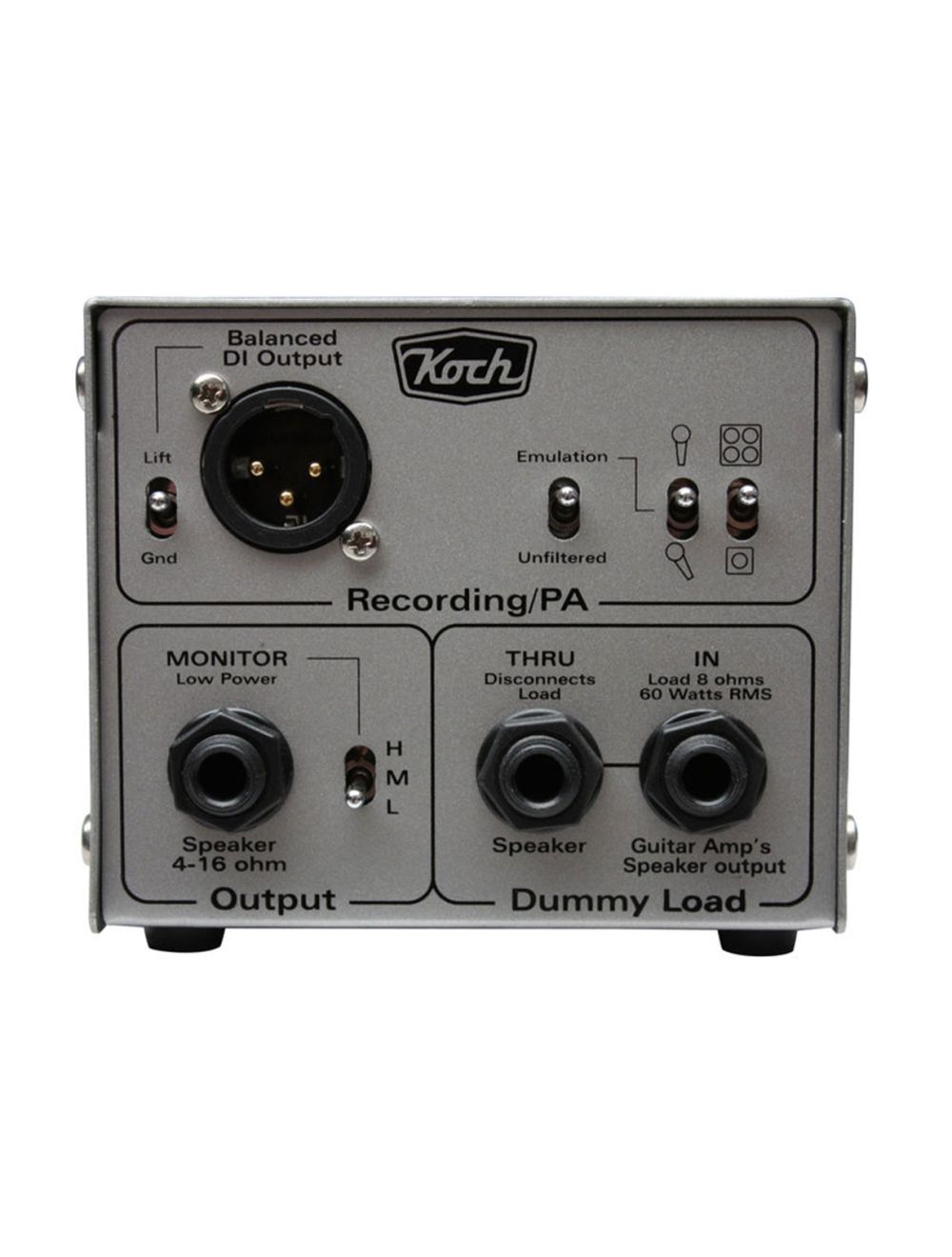 話題の人気 DB60-S Amps Koch 60-Watt Speaker / Attenuator PA Dummybox ベース