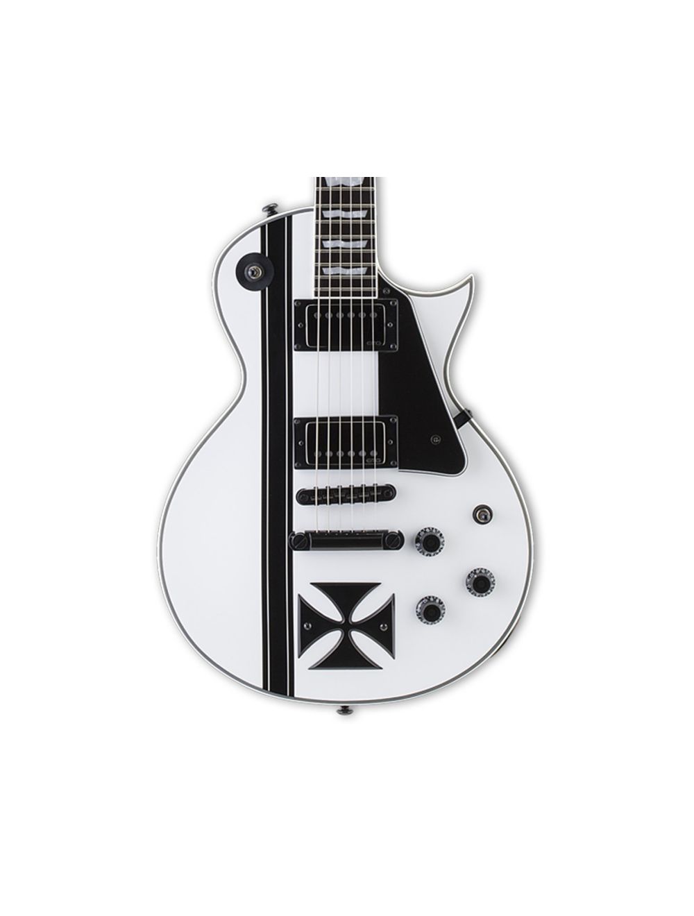 Esp ltd iron cross snow white 2025