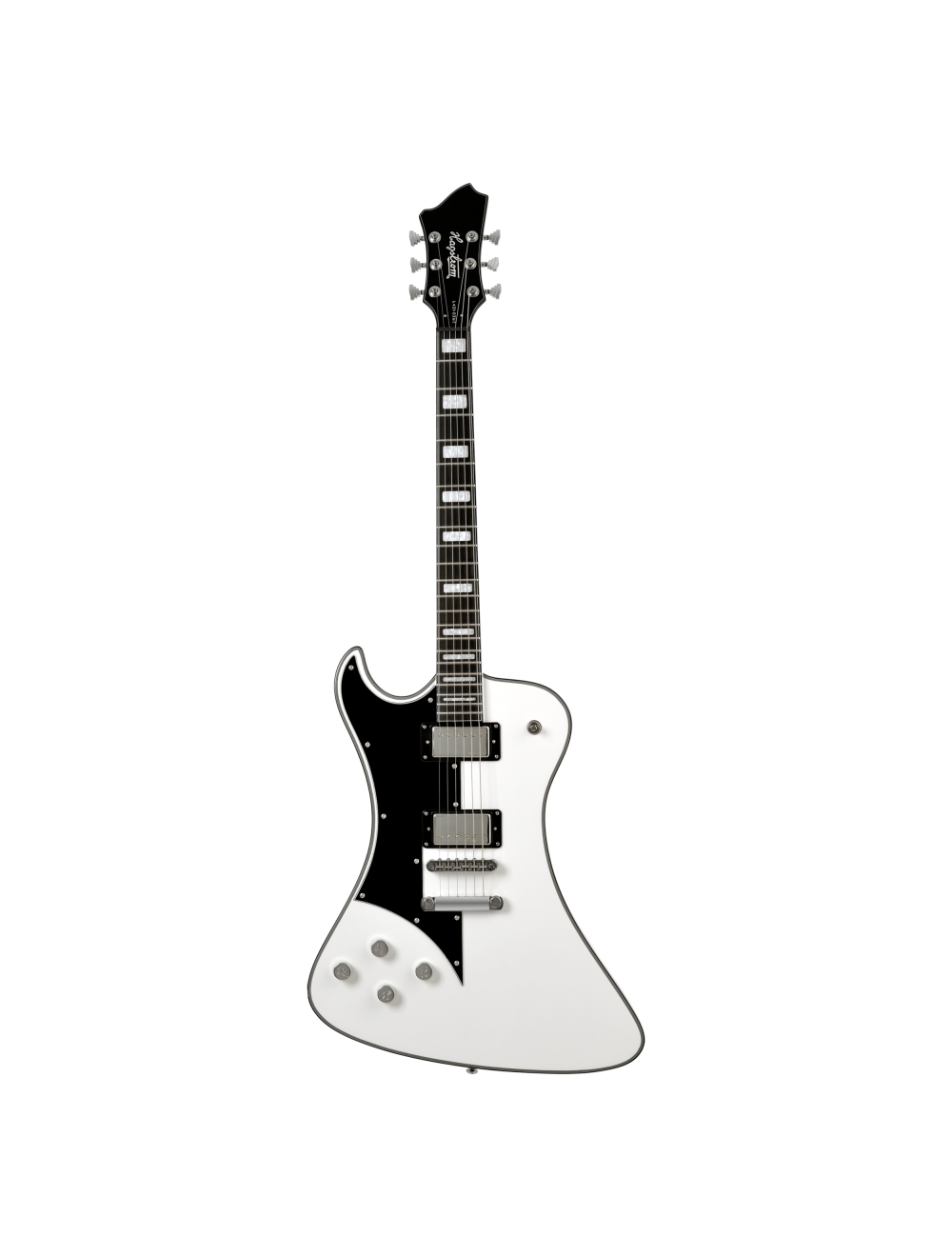 Hagstrom Fantomen Single Cut Left-Handed Electric Guitar - White Gloss