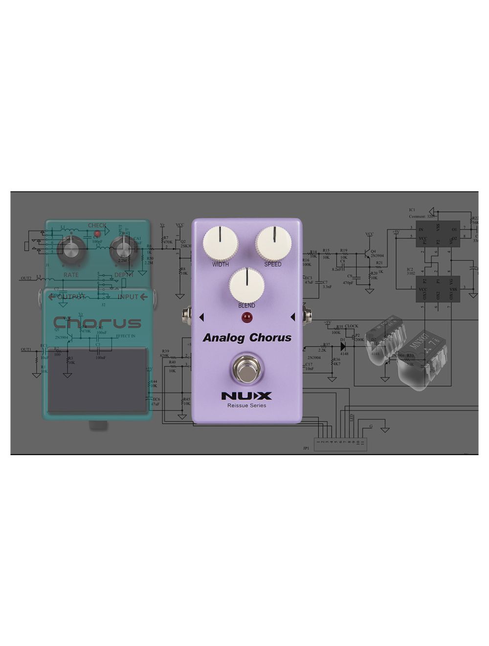 NUX Analog Chorus Vintage True Analog Chorus Pedal