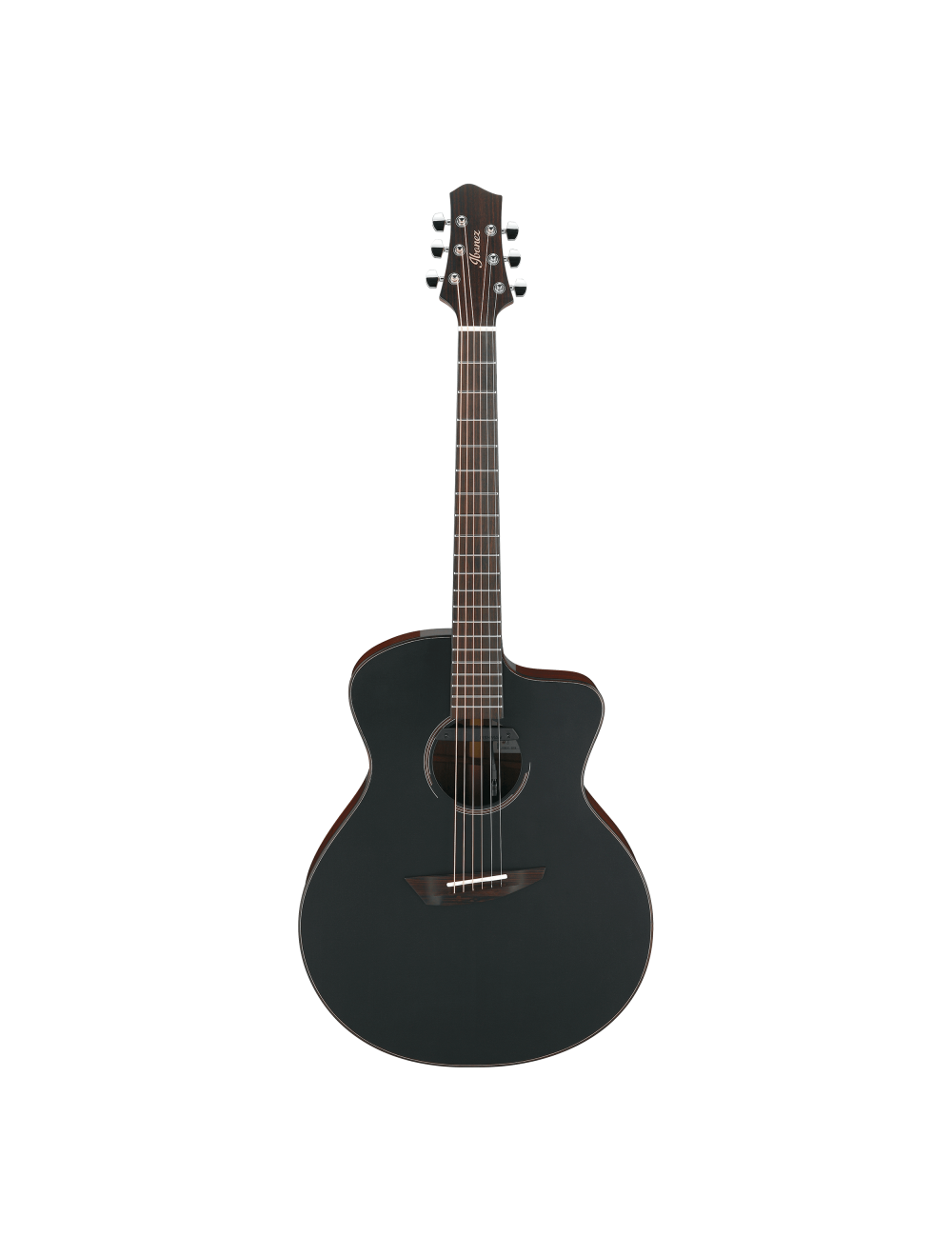 Ibanez Jon Gomm Acoustic Guitar Black Satin Top Natural JGM10BSN