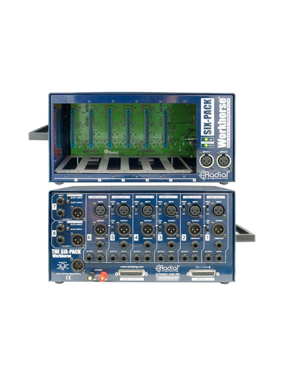 Radial Six Pack Desktop Power Rack - Open Box