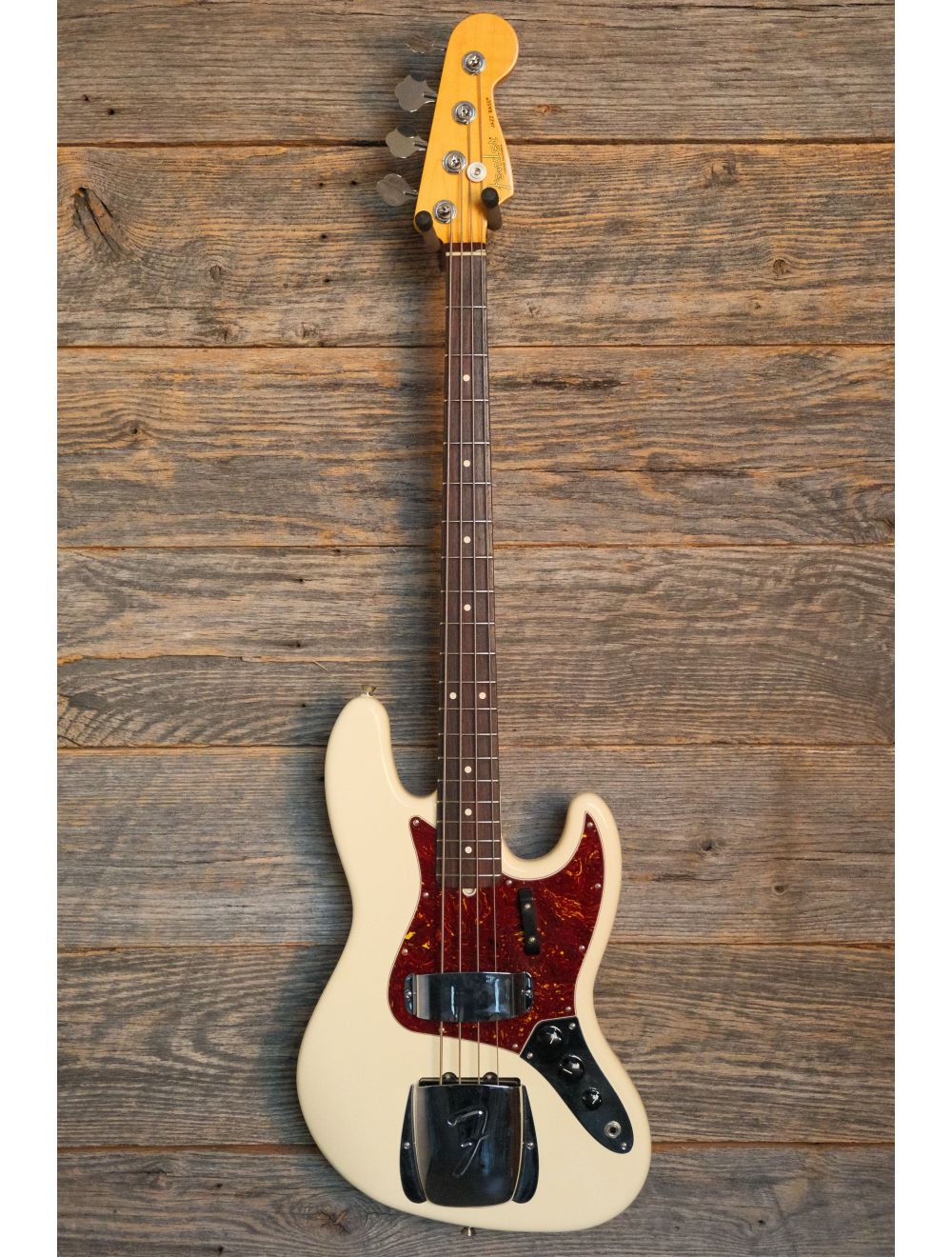 Used Fender 2022 American Pro II Jazz Bass - Olympic White w/OHSC