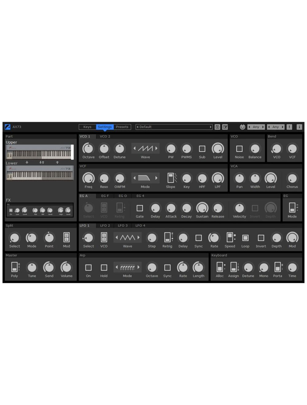 Martinic AX73 A powerful 80s analog synth, reborn as a VST/AU plugin