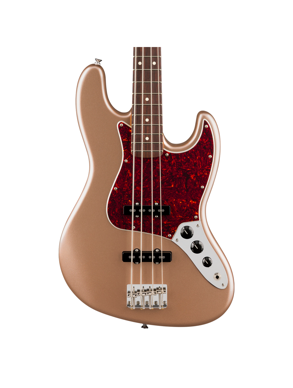 Used Fender American Professional Classic Jazz Bass - Faded Firemist Gold