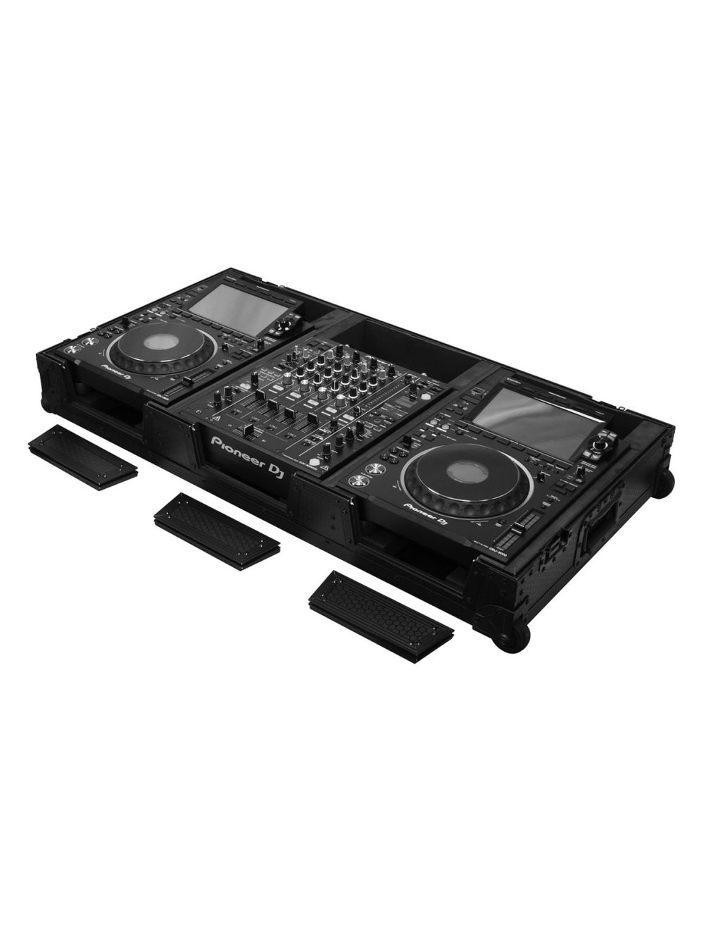 Odyssey 810158 2x Pioneer CDJ-3000 + 12" DJ Mixer Coffin Case (Open Box)