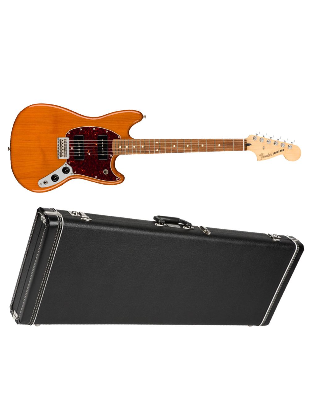 Fender Player Mustang 90 - Aged Natural + Fender G&G Standard Case