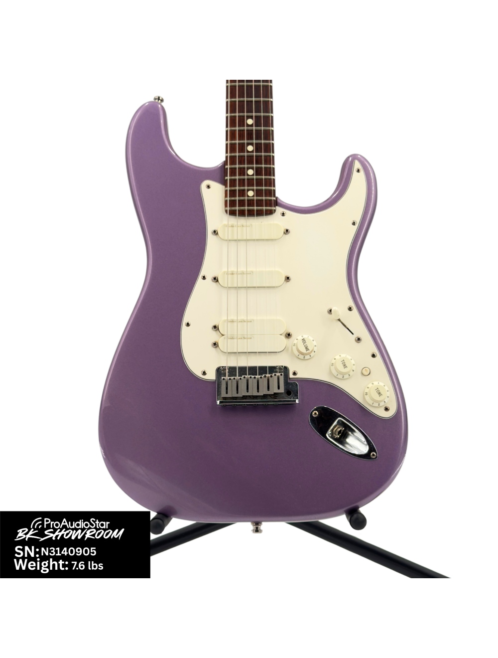 Used Fender 1993 Jeff Beck Signature Stratocaster - Purple