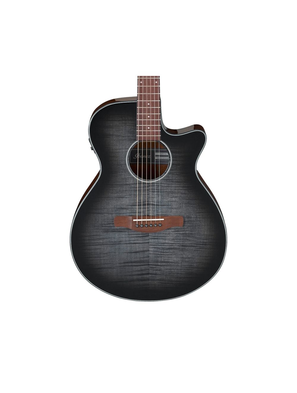 Ibanez AEG70TCH AEG Acoustic AEG70TCH Transparent Charcoal Burst High Gloss
