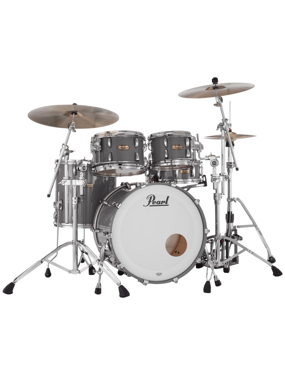 Pearl Masters Maple Pure 4-pc Shell Pack w/ 22" Kick - Putty Grey