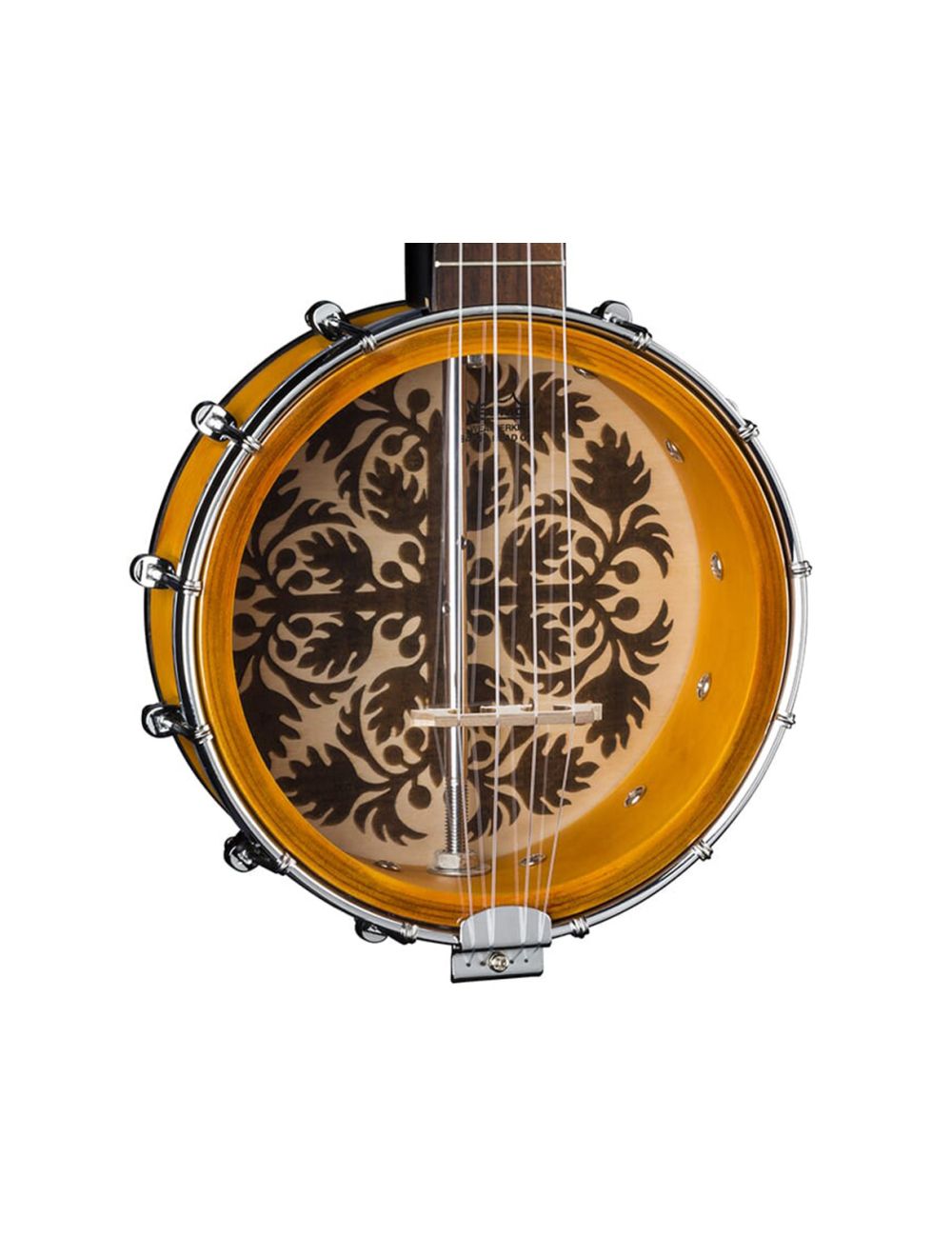 Luna Uke Banjolele 8 Inch Ulu Design UKEB8ULU