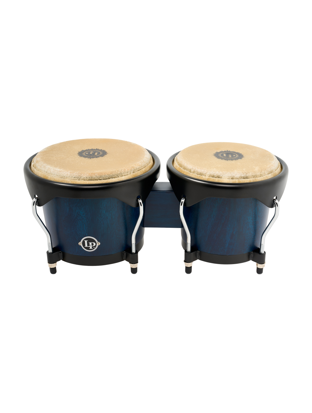 Latin Percussion 6"/7" City II Bongos - Mango Blue Black