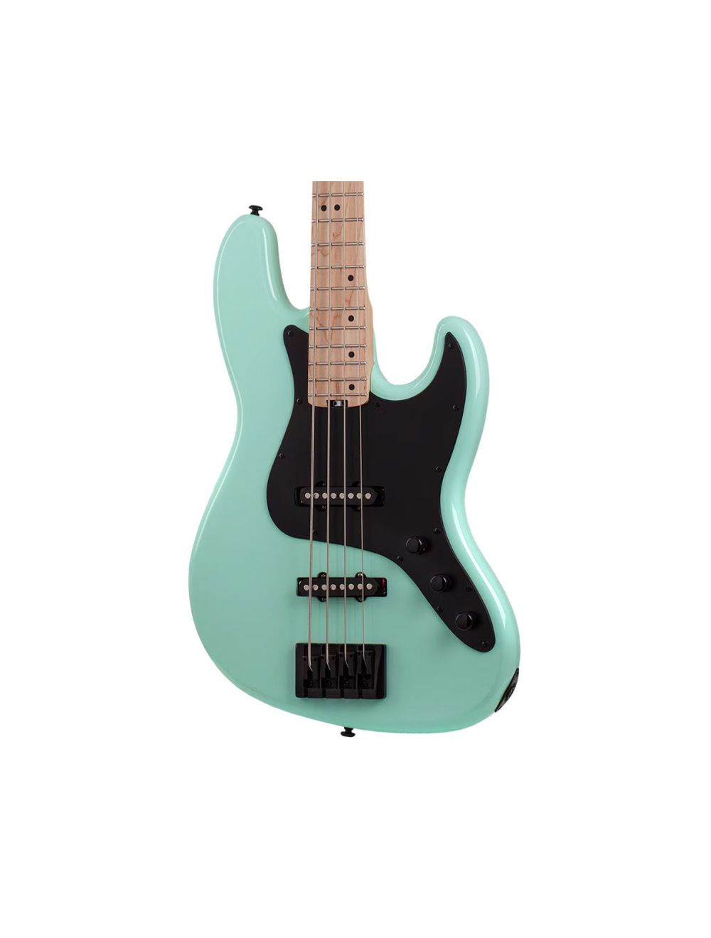 Schecter J-4 Maple 4-String Bass Guitar - Seafoam Green