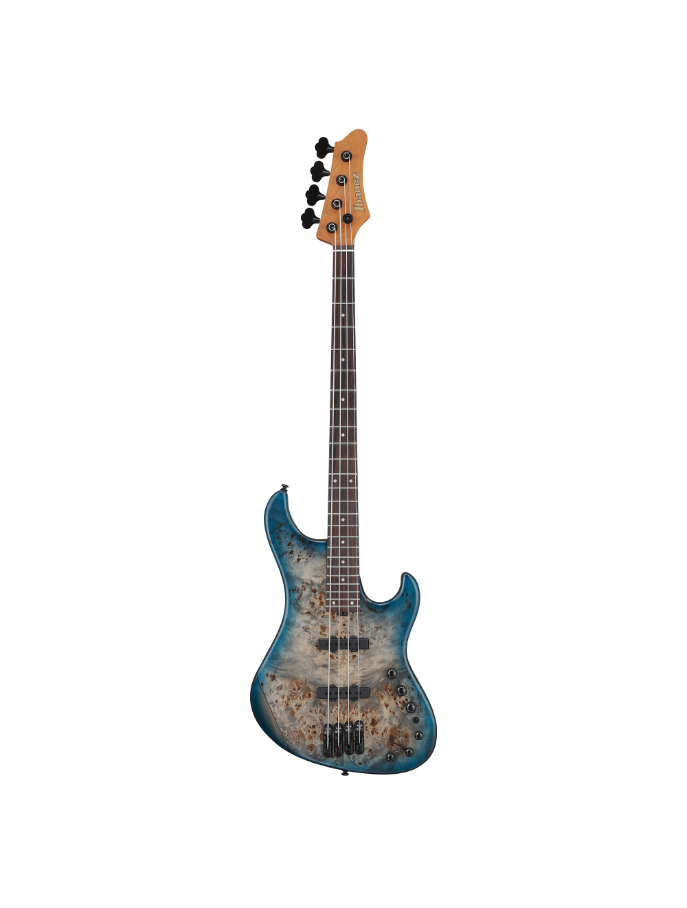 Used Ibanez MDM1600 MDM 4-String Bass Guitar - Cosmic Blue Starburst Low Gloss