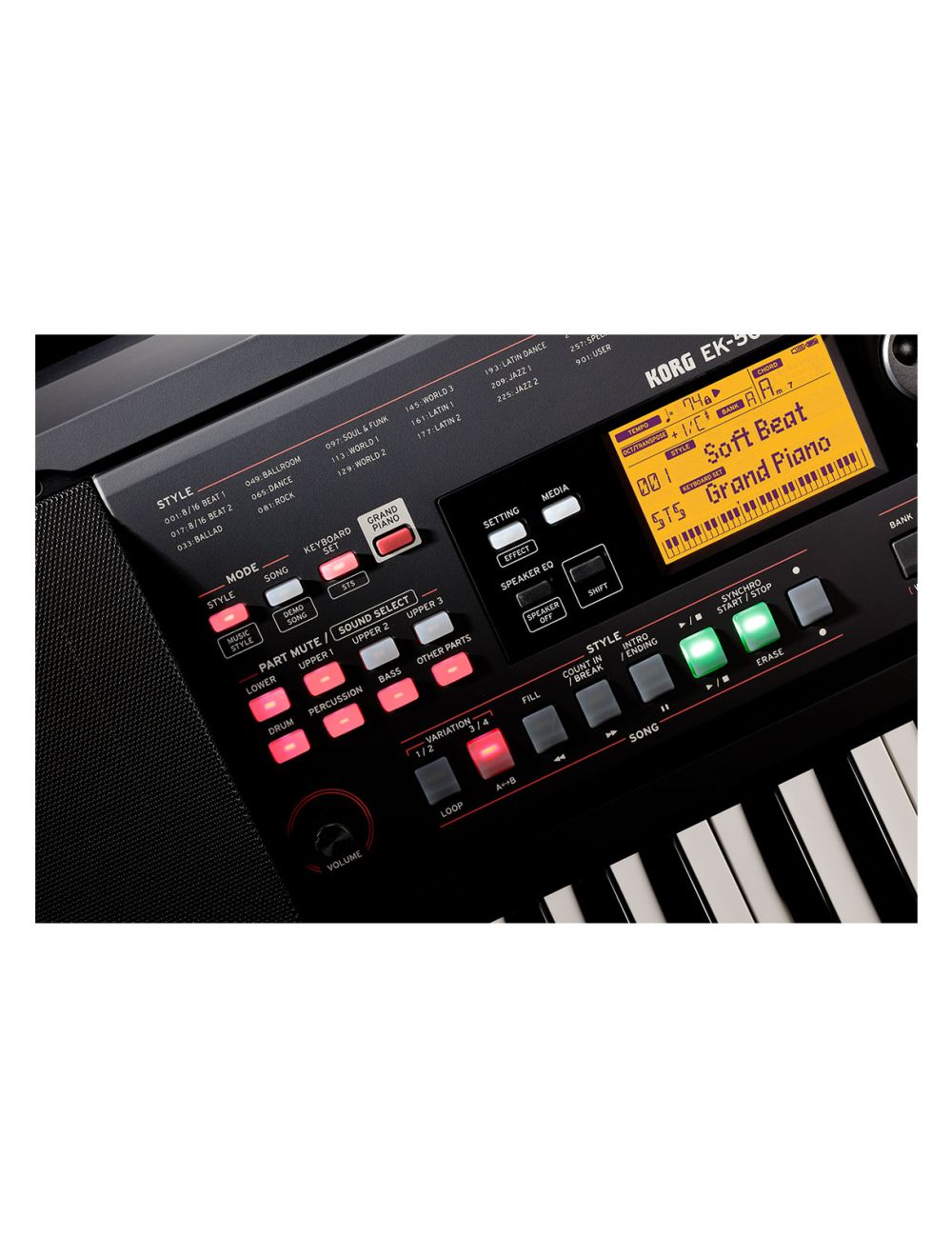 Korg EK-50L 61-Key Arranger Keyboard