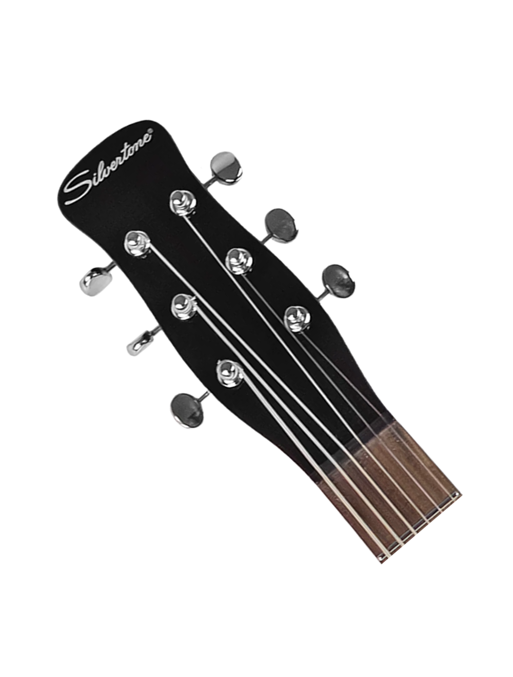 Silvertone 1373 Baritone Guitar - Black Silver Flake