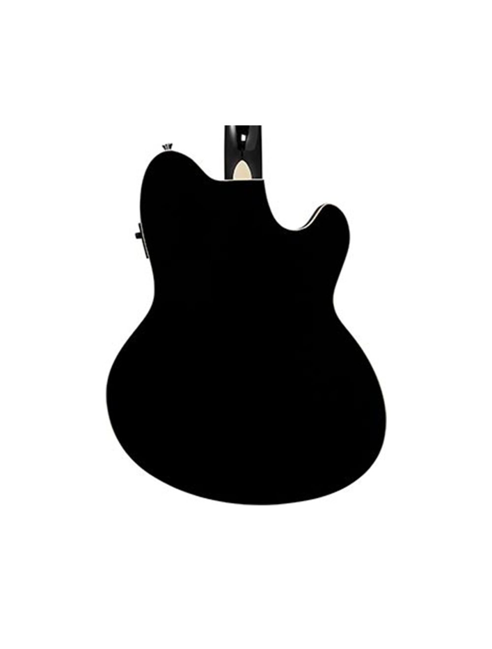 Ibanez TCY10LEBK Talman Left Handed A/E Guitar - Black High Gloss