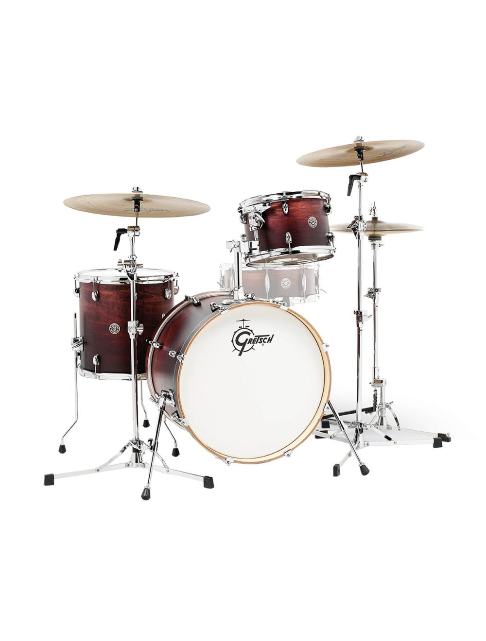 Gretsch Catalina Club 3-Piece Shell Pack w/20" Kick - Satin Antique Fade