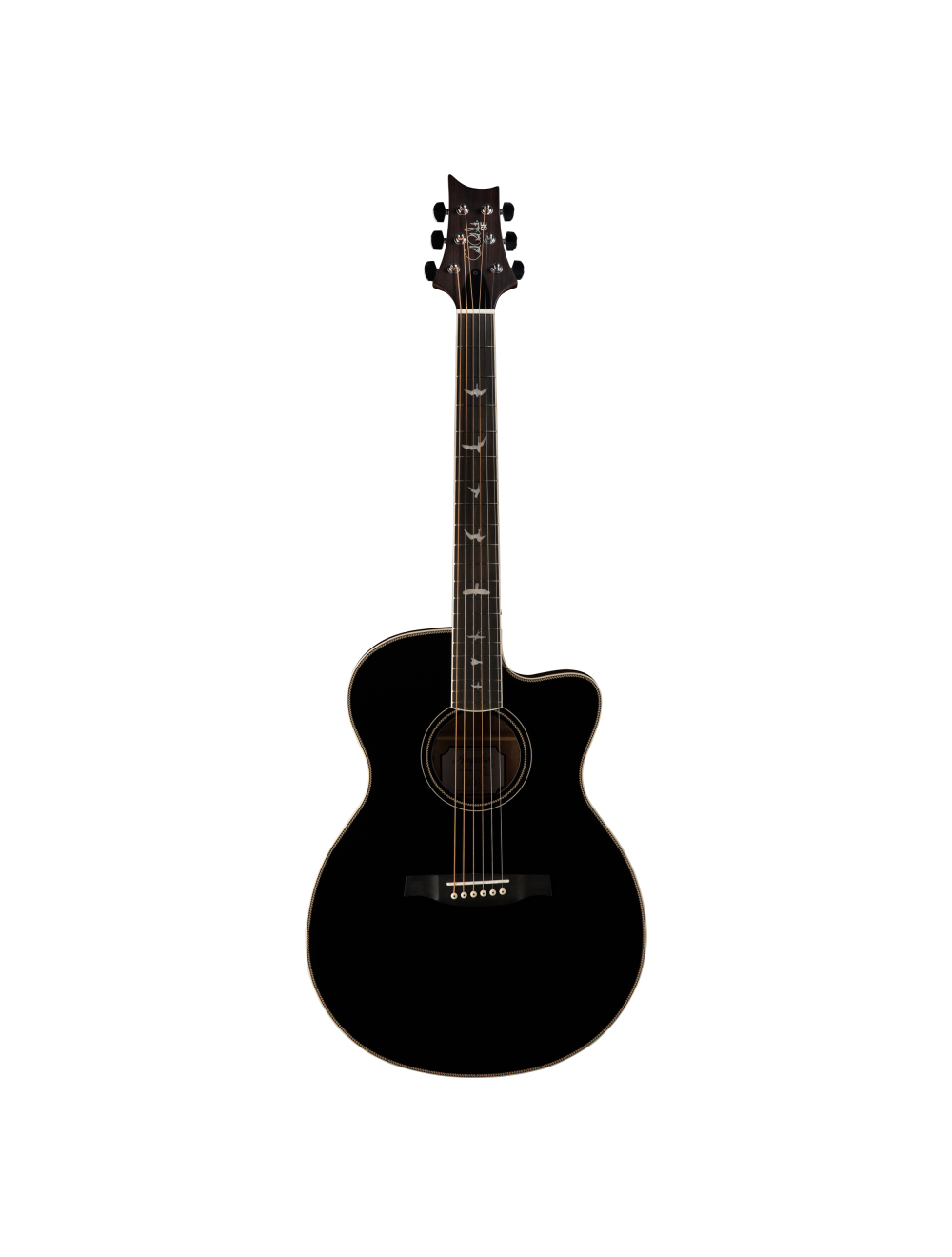 PRS SE A20 Angeles w/ Fishman Sonitone Pickup - Black Top/Satin Back