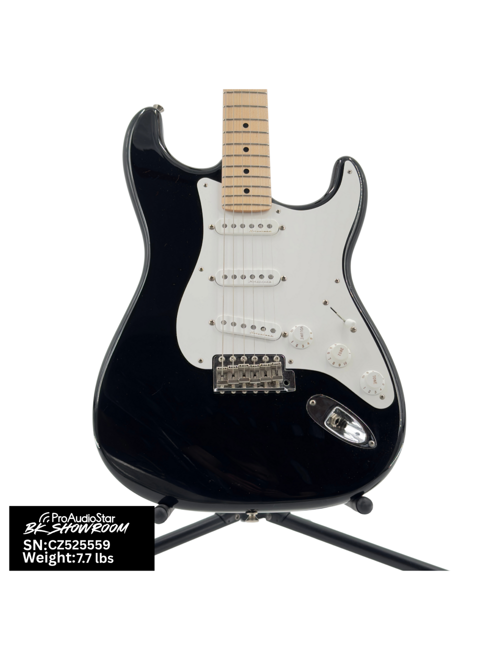 Used Fender 2015 Custom Shop Eric Clapton Stratocaster - Black w/OHSC