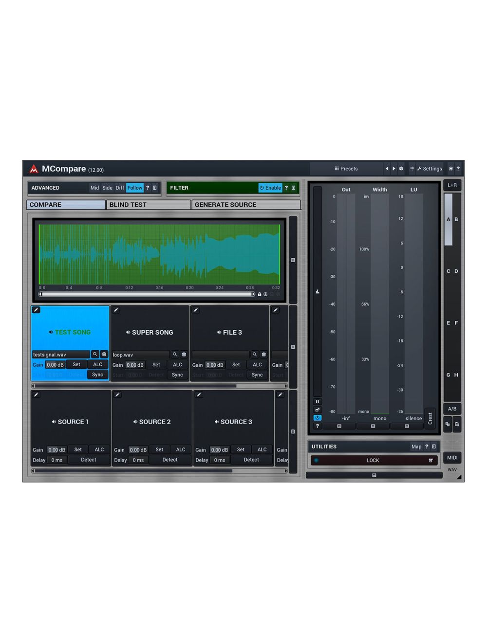 Melda MCompare Reference Tool For Mixing & Mastering