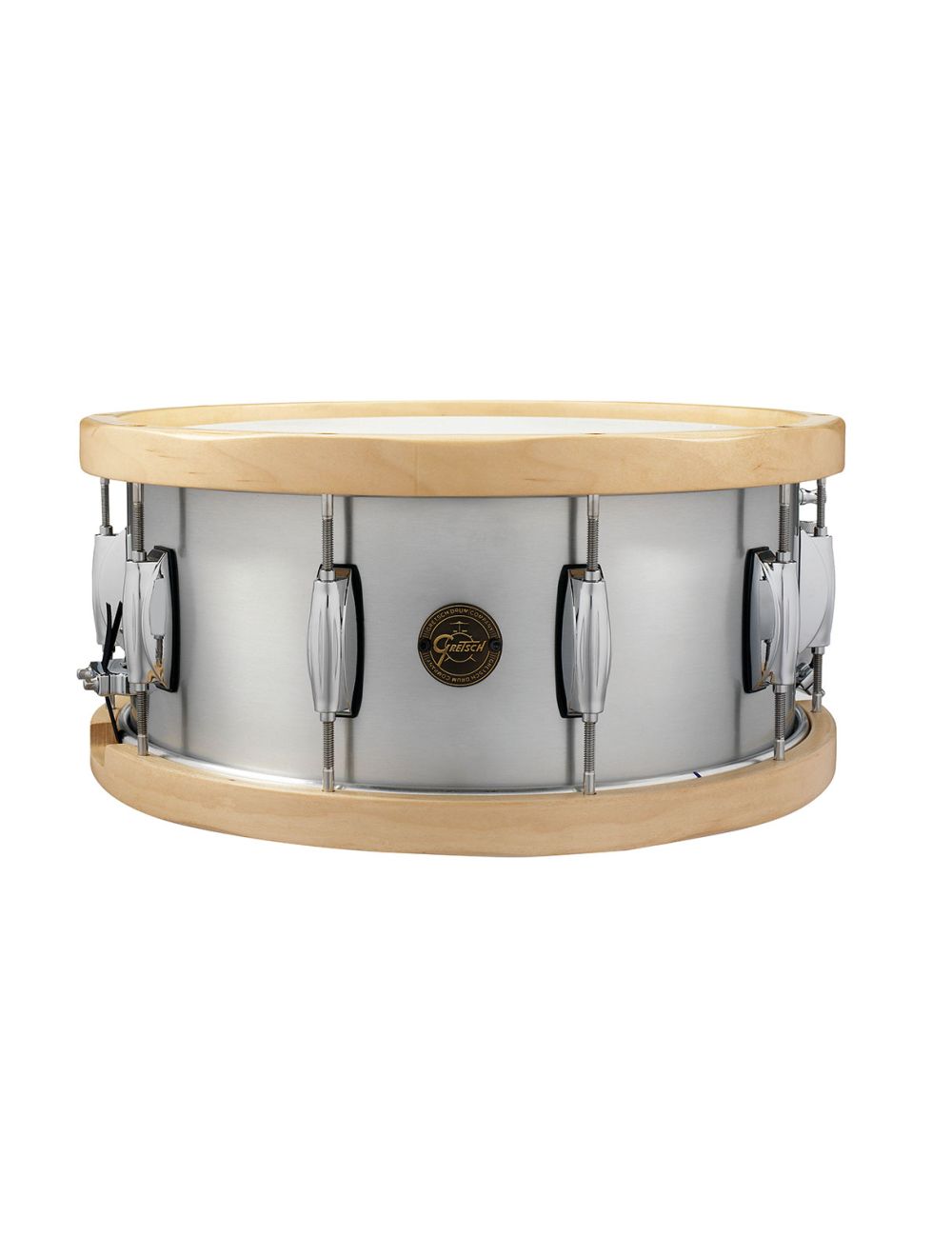 Gretsch Drums Aluminum Wood Hoop Snare Drum - 6.5x14" - Open Box