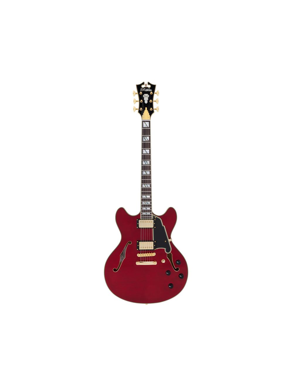 D'angelico Excel DC w/ Stop-Bar Tailpiece - Trans Cherry - B-Stock