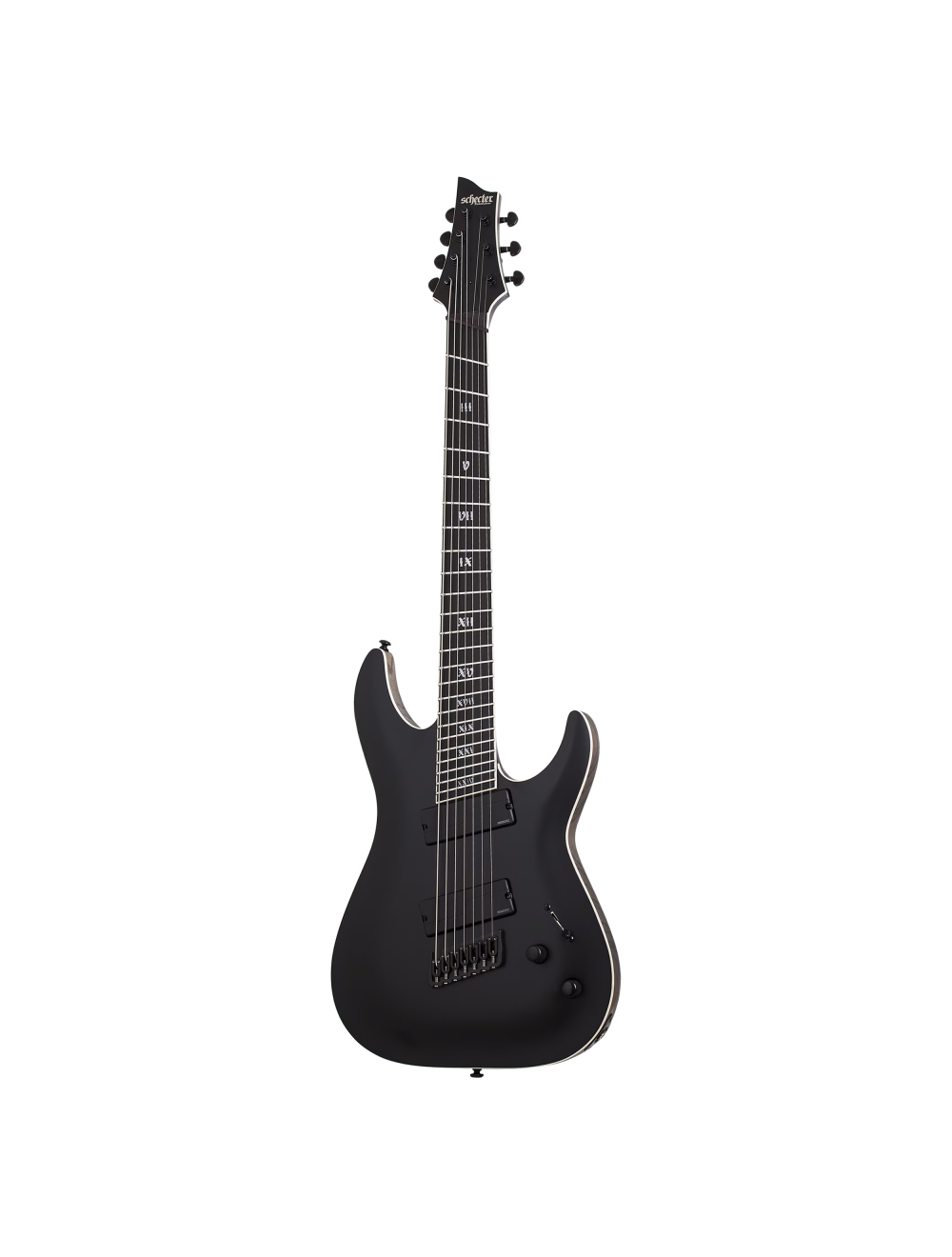 Schecter C-7 Multiscale SLS Elite Evil Twin - Satin Black - Open Box