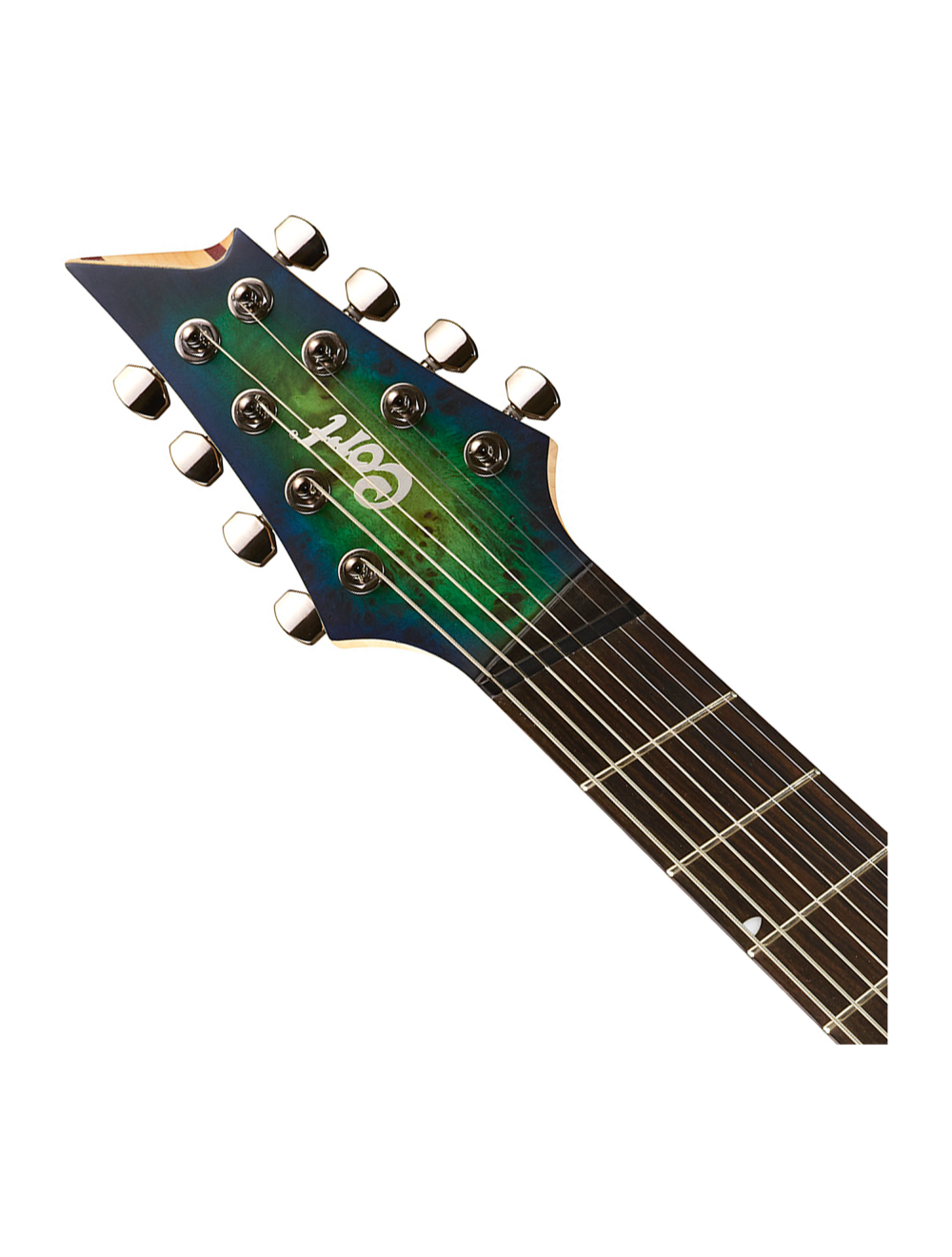 Cort KX508MS 8-String Electric Guitar - Mariana Blue Burst