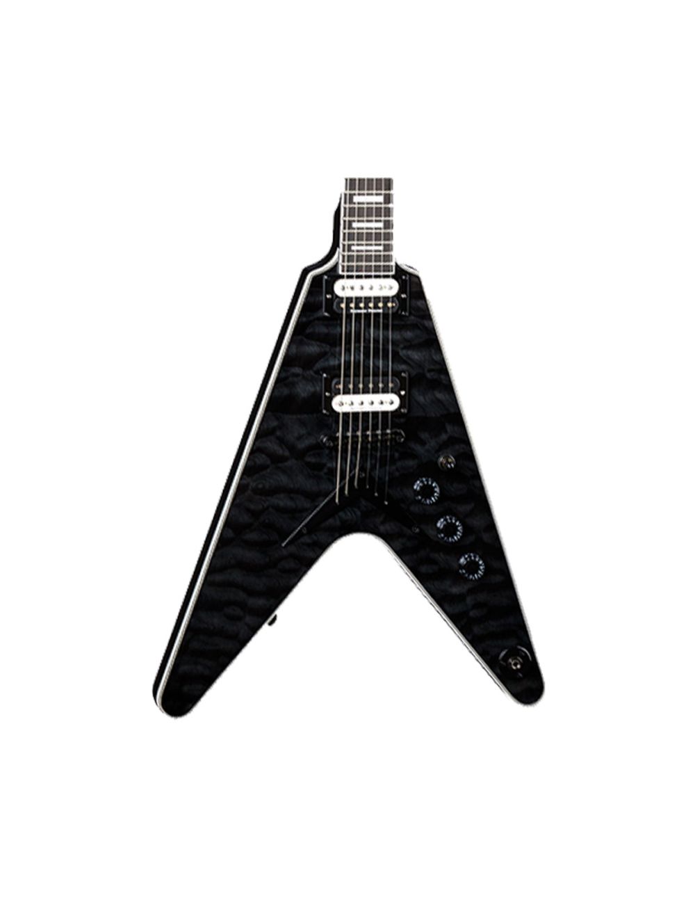 Dean V Select Quilt Top Trans Black VSELQMTBK