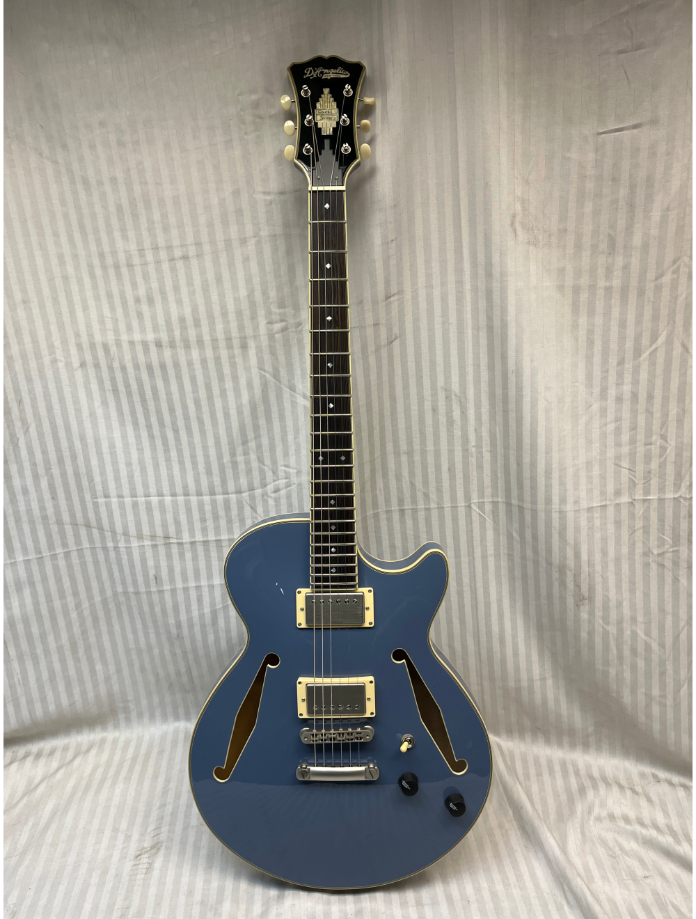 D'Angelico Excel SS Tour Electric Guitar - Slate Blue - C-Stock