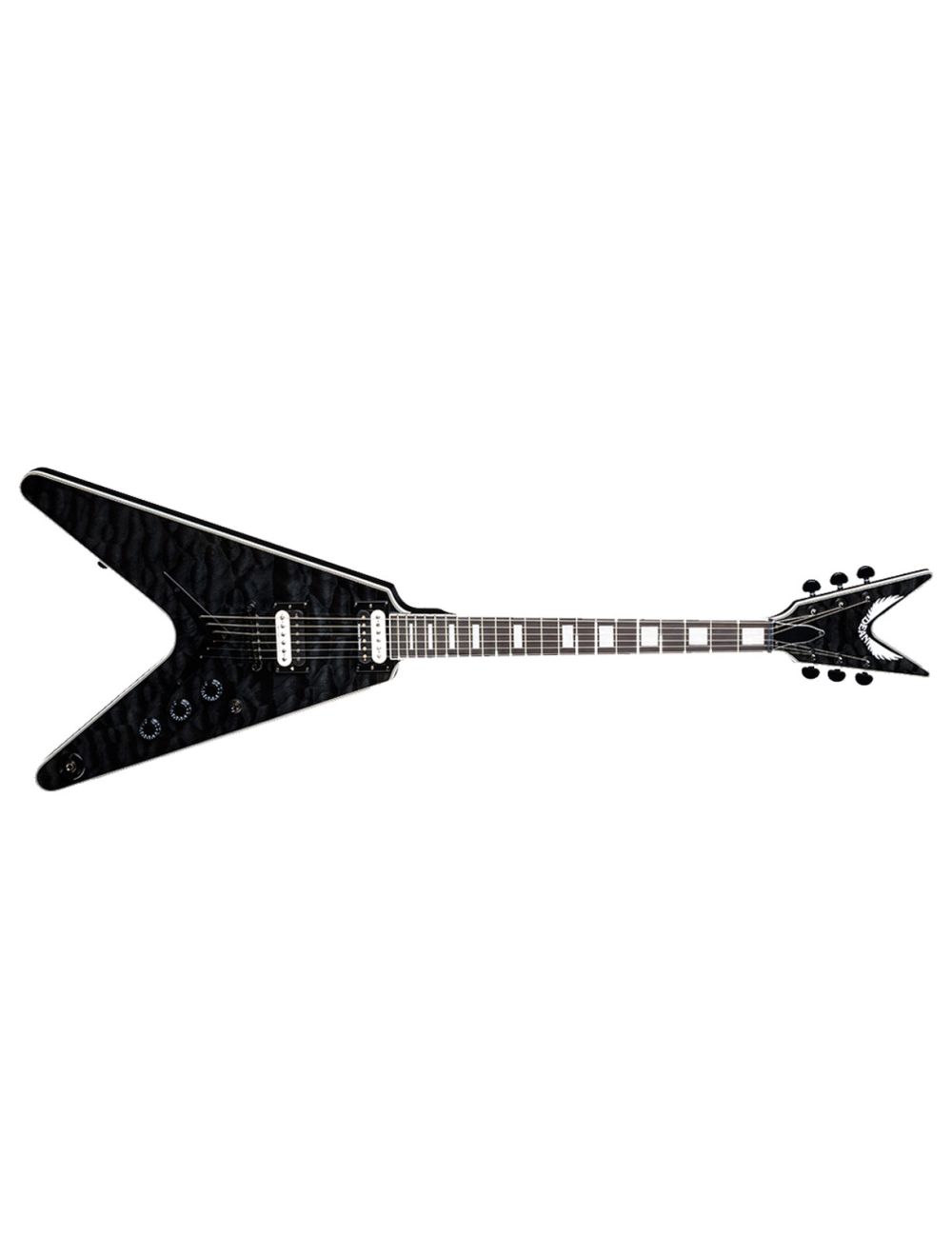 Dean V Select Quilt Top Trans Black VSELQMTBK