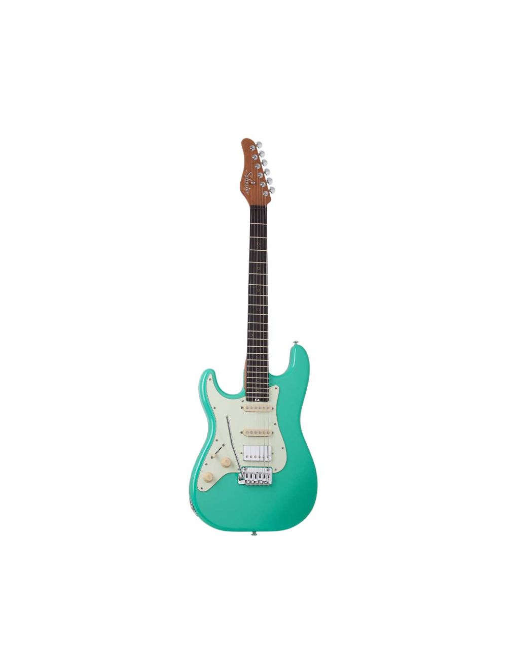 Schecter Nick Johnston Traditional HSS Left Handed Guitar - Atomic Green