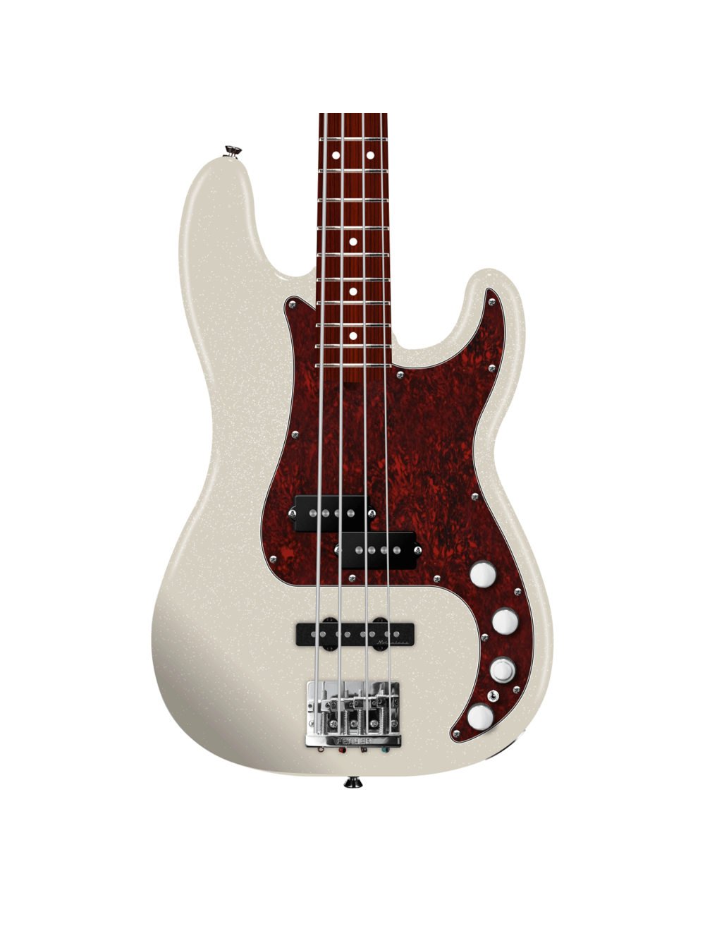 Used Fender Player II Modified Active Precision Bass - Olympic Pearl