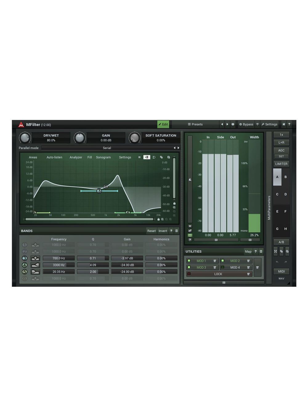 Melda MFilter Add Some Movement to a Static Track
