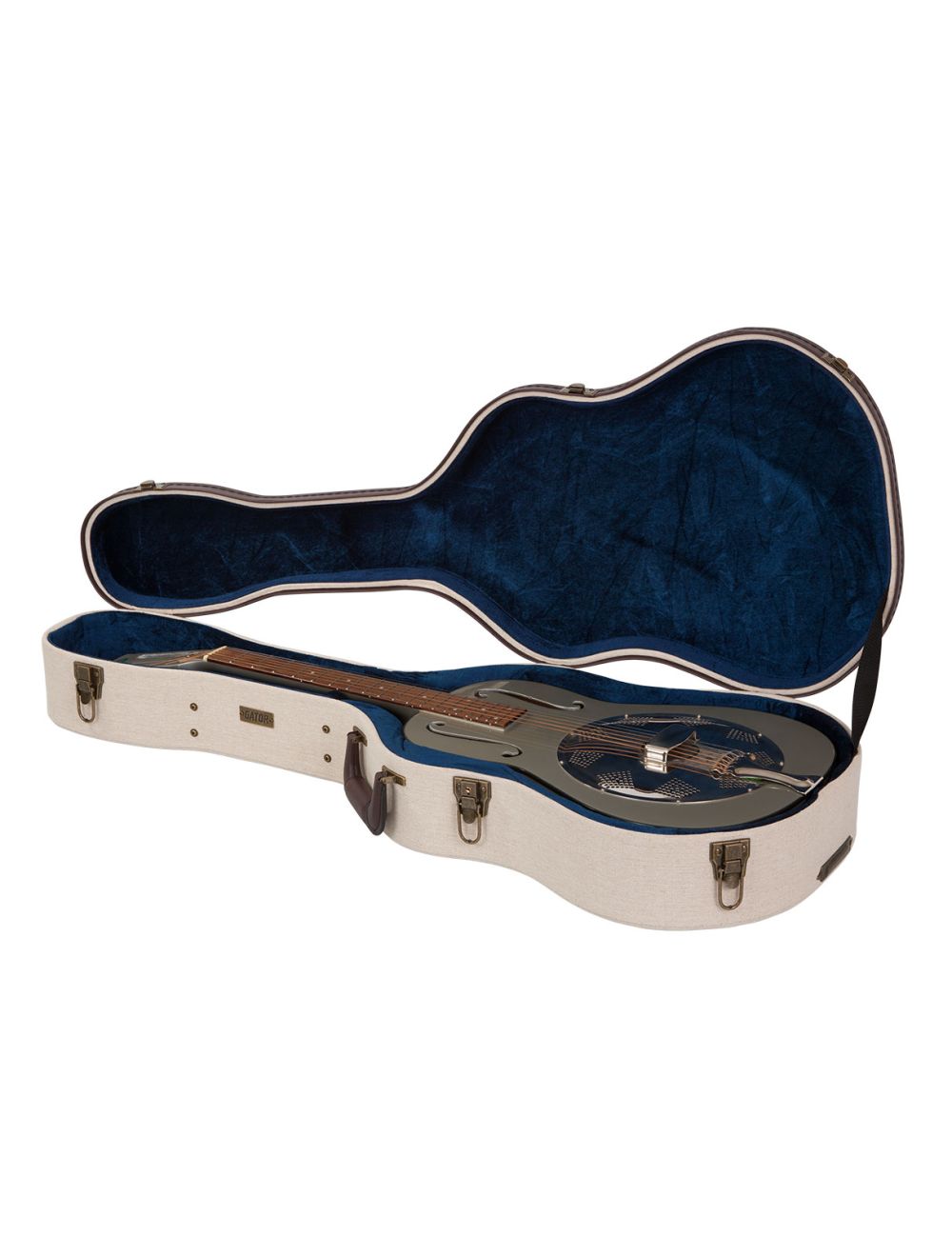 Gator Cases GW-JM RESO Journeyman Deluxe Wood Case for Resonator Guitar Open Box