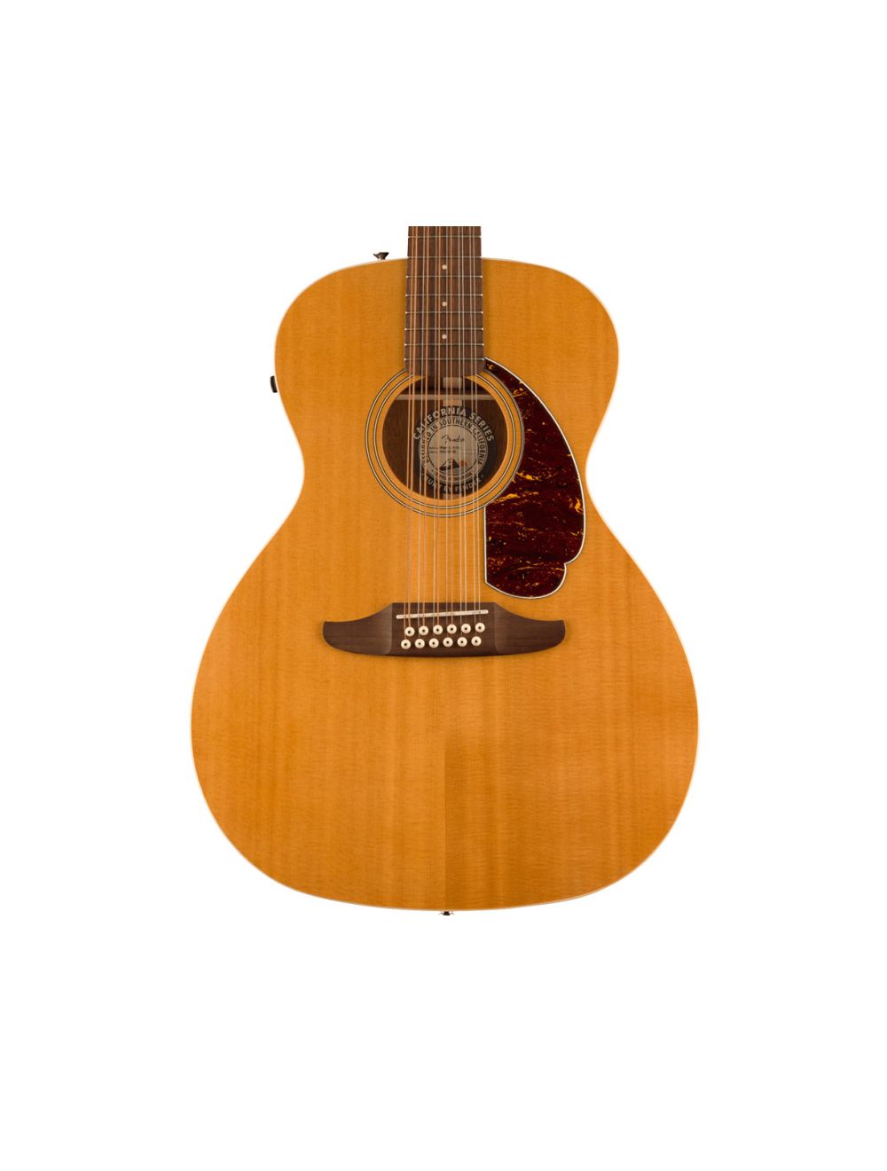 Fender Villager 12-String A/E Guitar - Aged Natural w/ Walnut FB