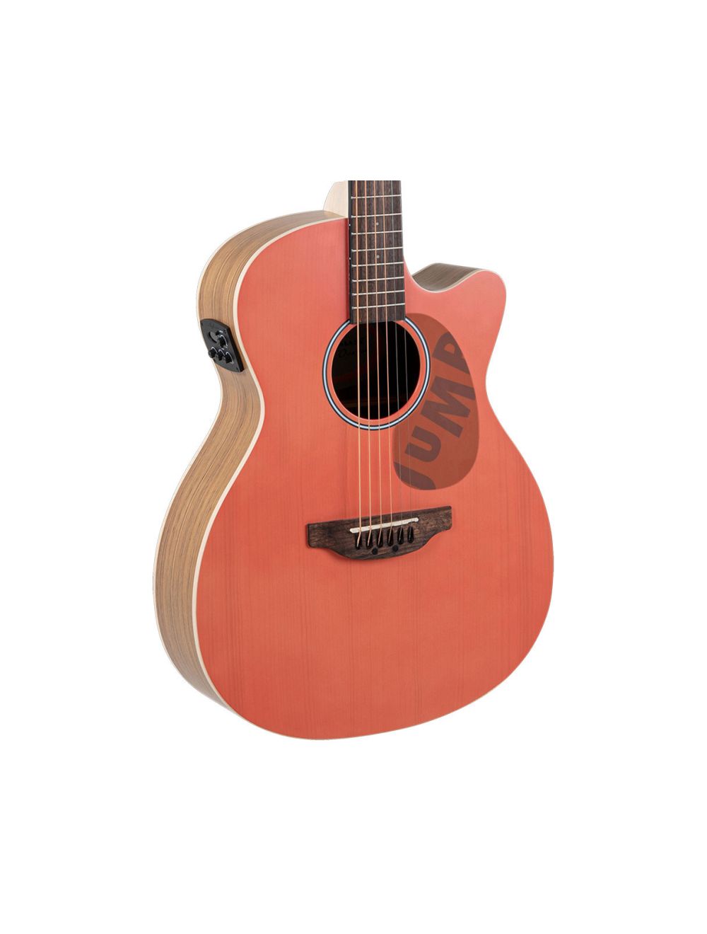 Ovation Applause Jump OM Cutway A/E Guitar - Peach