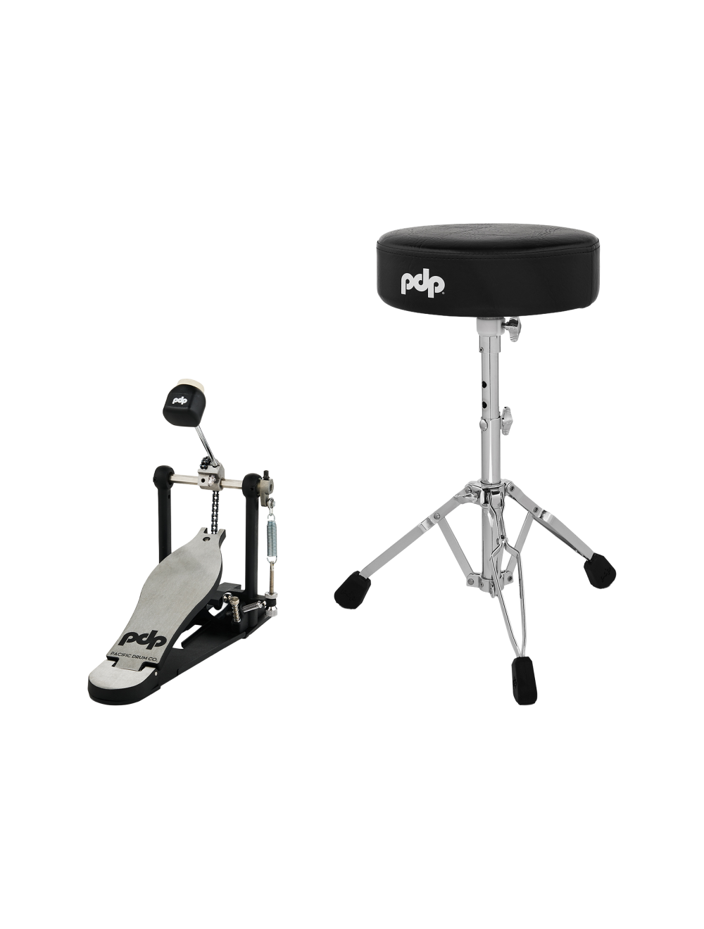 PDP 700 Series 2-Pc Hardware Pack - Single Pedal/Throne