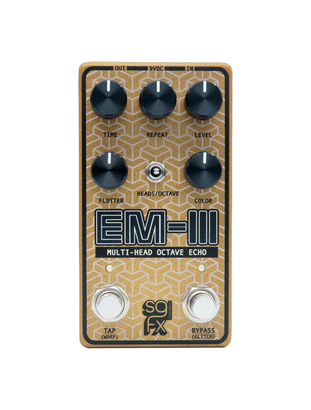 SolidGoldFX EM-III Multi-Head Octave Echo Pedal - Open Box