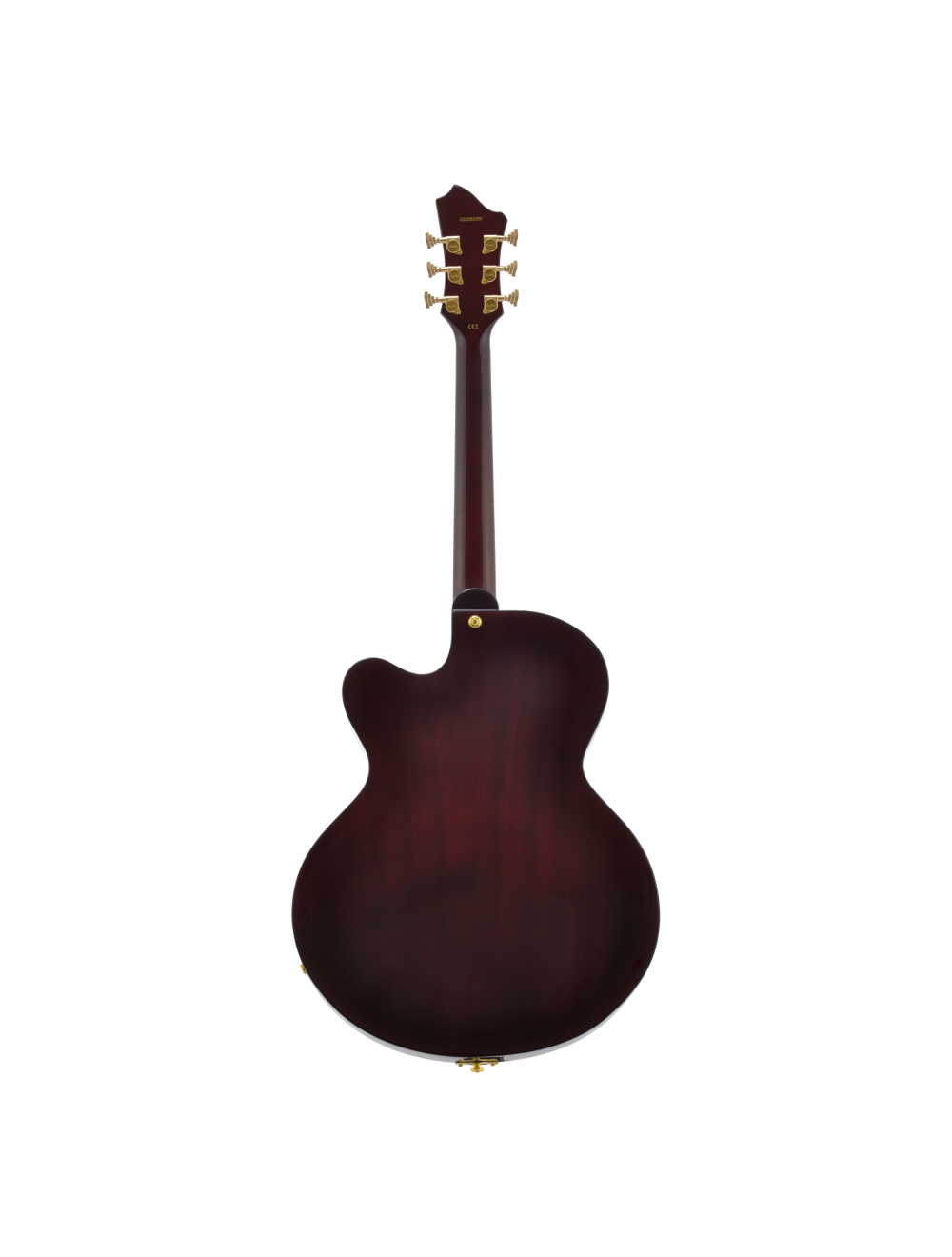 Hagstrom HL 550 Single Cut Hollow Electric Guitar - Natural Mahogany Gloss