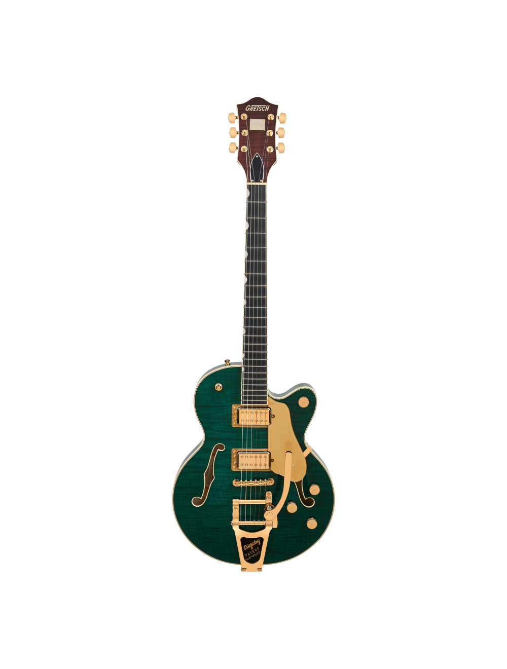 Gretsch Broadkaster Jr. LX Figured CB w/ String-Thru Bigsby - Tropic Aura